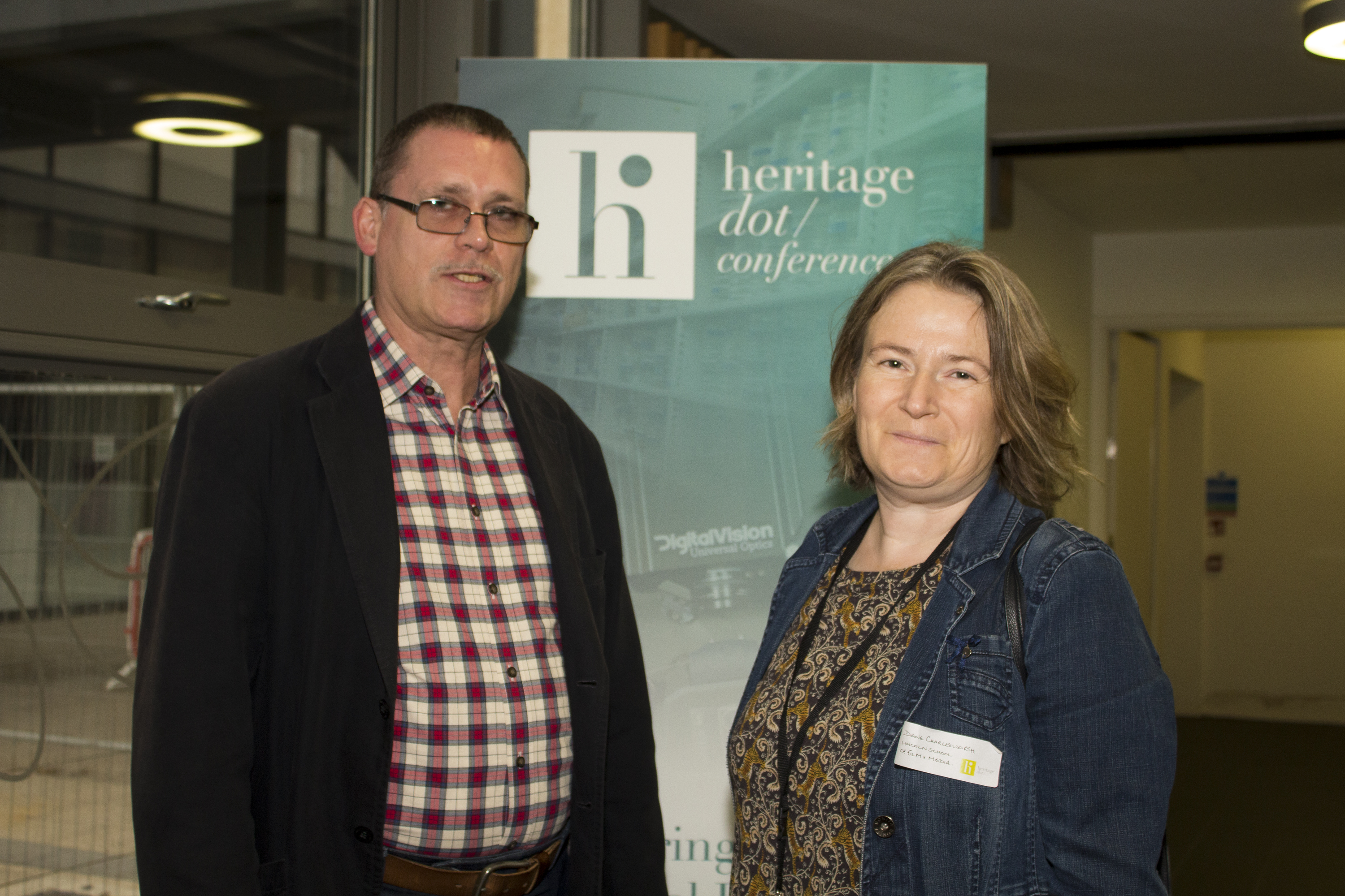 Heritage Dot conference goers in Lincoln discussing digital heritage and culture